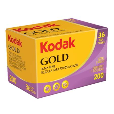 Kodak GOLD 200 Boxed 36x1 135 - kolorowy film negatywowy, 35mm, 36 exp.-1 roll
